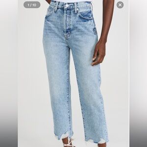 Cassie Super High Rise Straight Crop - Baja